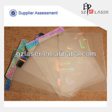 Poche de laminage transparente holographique d&#39;animal domestique pour l&#39;emballage de cartes PVC